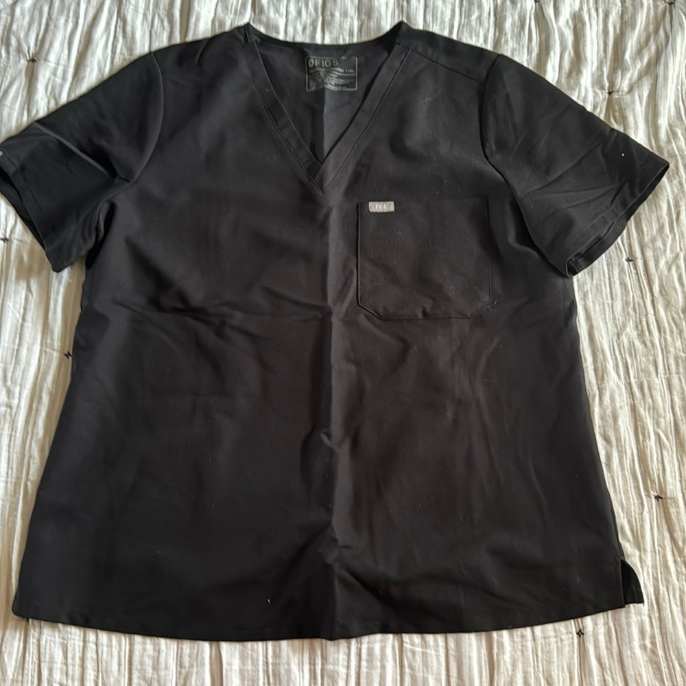 Black figs scrub top xxl